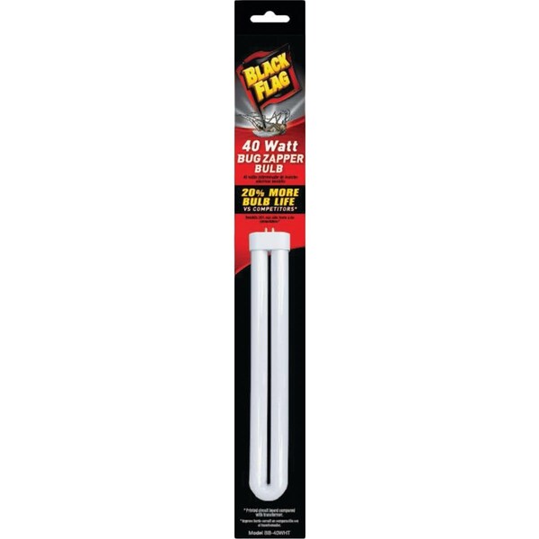 Black Flag 40W White Light Bug Zapper Replacement Bulb BB40WHT Zoro